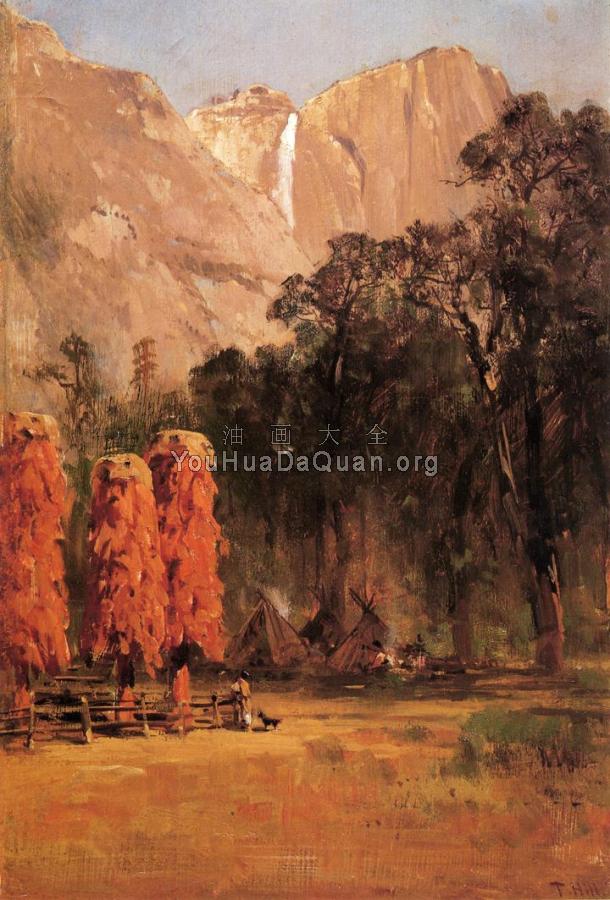 Indian Camp Yosemite - 托马斯·希尔